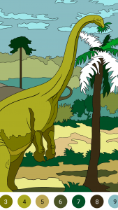 اسکرین شات 2 بازی Dino Coloring Encyclopedia