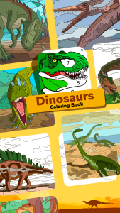 اسکرین شات 1 بازی Dino Coloring Encyclopedia