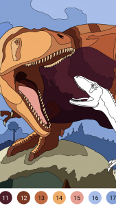 اسکرین شات 3 بازی Dino Coloring Encyclopedia