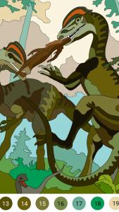 اسکرین شات بازی Dino Coloring Encyclopedia 8