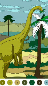 اسکرین شات بازی Dino Coloring Encyclopedia 2