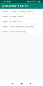 اسکرین شات برنامه Building Design & Drawing 1