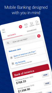 اسکرین شات برنامه Bank of America Mobile Banking 1