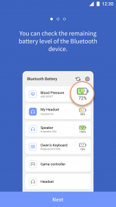 اسکرین شات برنامه Bluetooth Battery 2