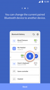 اسکرین شات برنامه Bluetooth Battery 3