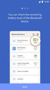 اسکرین شات برنامه Bluetooth Battery 2