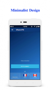 اسکرین شات برنامه WhatsVPN - Unlimited Free VPN 1
