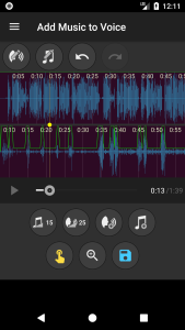 اسکرین شات 5 برنامه Add Music to Voice