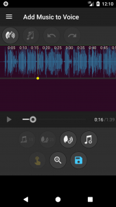 اسکرین شات برنامه Add Music to Voice 2