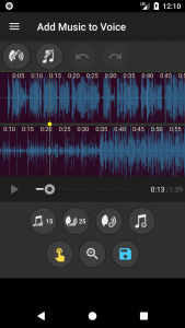 اسکرین شات برنامه Add Music to Voice 3