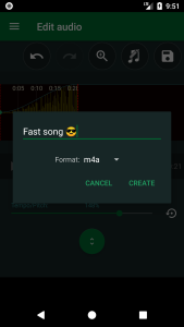اسکرین شات 5 برنامه Audio Speed Changer