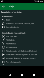 اسکرین شات 8 برنامه Audio Speed Changer