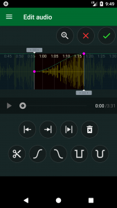 اسکرین شات برنامه Audio Speed Changer 3