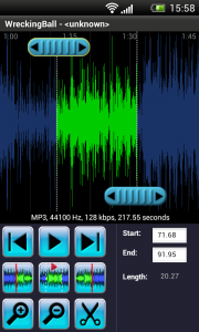اسکرین شات 4 برنامه Music Trimmer