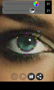 اسکرین شات برنامه Color Eyes 4