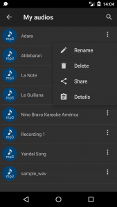 اسکرین شات 6 برنامه Convert to Mp3