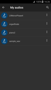 اسکرین شات 4 برنامه Wav to Mp3