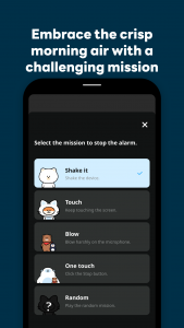 اسکرین شات برنامه Shake it Alarm Clock & Sleep 2