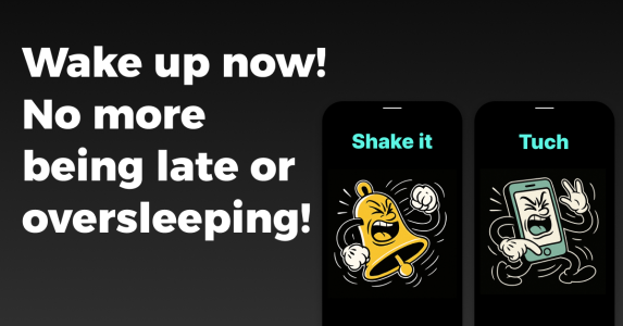 اسکرین شات 1 برنامه Shake it Alarm - Clock & Sleep