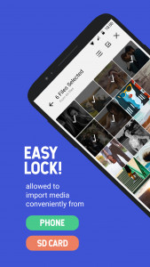 اسکرین شات 3 برنامه Video locker - Hide videos