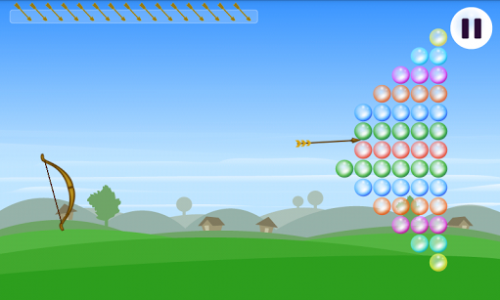 اسکرین شات بازی Bubble Archery 2