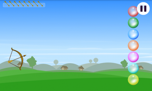 اسکرین شات بازی Bubble Archery 1