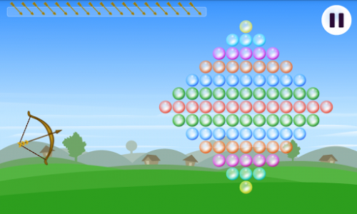 اسکرین شات بازی Bubble Archery 3