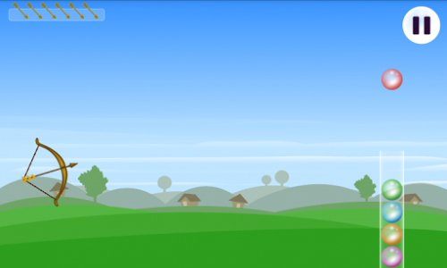 اسکرین شات بازی Bubble Archery 4