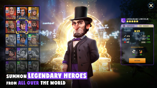 اسکرین شات 2 بازی Heroes of History: Epic Empire