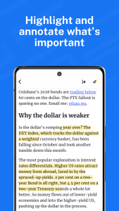اسکرین شات 6 برنامه Inoreader: News & RSS reader