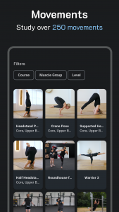 اسکرین شات 5 برنامه Thenics Flow: Movement Coach