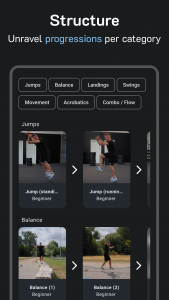 اسکرین شات 6 برنامه Thenics Flow: Movement Coach