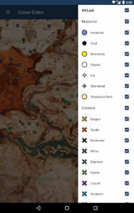 اسکرین شات برنامه Map for Conan Exiles 7