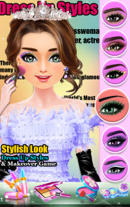 اسکرین شات 3 بازی Dress Up Styles Makeover Games