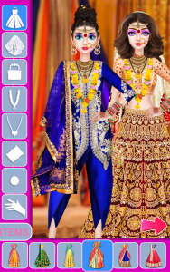 اسکرین شات بازی Indian Wedding Makeup Dress up 3