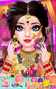 اسکرین شات 1 بازی Indian Wedding Makeup Dress up