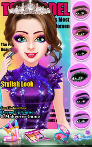 اسکرین شات بازی Fashion Show Game: Makeup Game 3