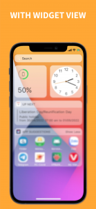 اسکرین شات 3 برنامه iCenter OS 17: Lock Screen