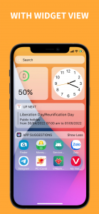 اسکرین شات برنامه iCenter OS17: Lock Screen 3