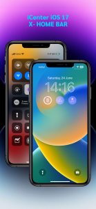 اسکرین شات برنامه iCenter iOS 17: X-HOME BAR 1