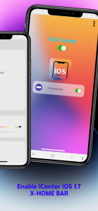 اسکرین شات برنامه iCenter iOS 17: X-HOME BAR 4