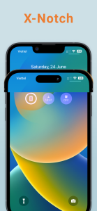 اسکرین شات 4 برنامه iCenter OS 17: X-Notch
