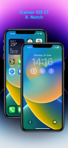 اسکرین شات برنامه iCenter iOS 17: X-Notch 1