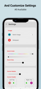 اسکرین شات 2 برنامه iCenter OS 17: X-Notch