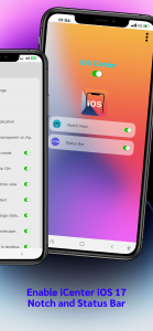 اسکرین شات برنامه iCenter OS17: X - Status Bar 5