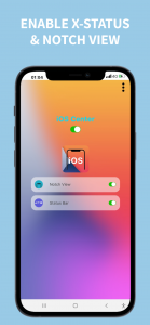 اسکرین شات 1 برنامه iCenter OS 18: X - Status Bar