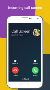 اسکرین شات برنامه i Call Screen - OS10 Dialer 4