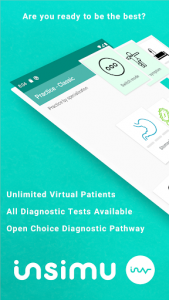اسکرین شات برنامه InSimu Patient - Diagnose Virtual Clinical Cases 1
