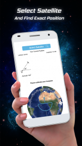 اسکرین شات برنامه Satellite Set Finder & Compass 3