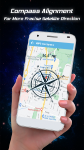 اسکرین شات برنامه Satellite Set Finder & Compass 4